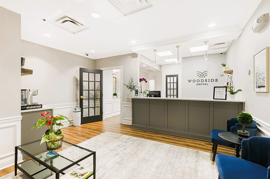 A welcoming and comfortable treatment environment at Woodside Dental